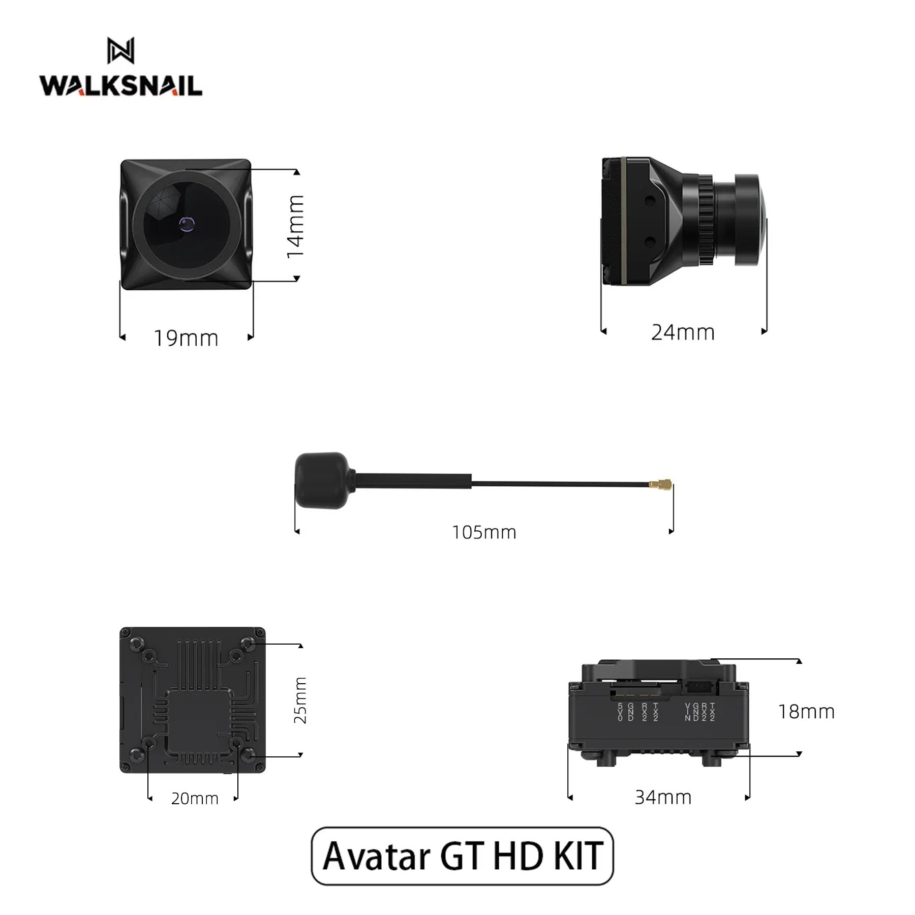 Walksnail Avatar GT HD KIT 2W  - Walksnail Avatar Hd Pro Kit avis et prix