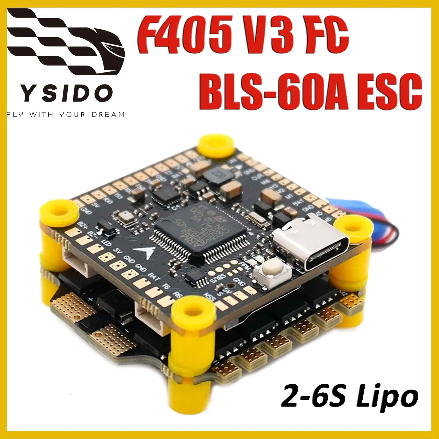 YSIDO F405 V3 contrôle de vol  - Mateksys Flight Controller F405 Wte avis et prix