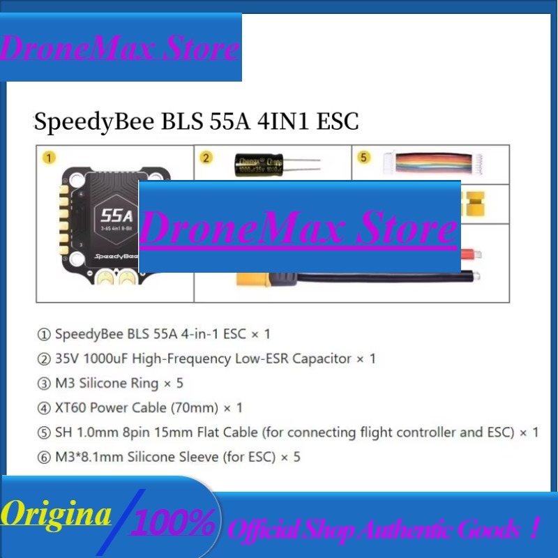 DroMa 1 pièce/lot NOUVEAU Spee - Speedybee F405 V4 Bls 55A Stack avis et prix