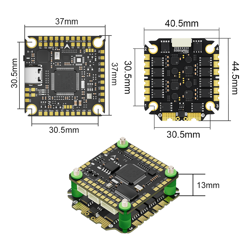 Aocoda-RC F465S V4 Stack F405  - Speedybee F405 V4 Bls 55A Stack avis et prix